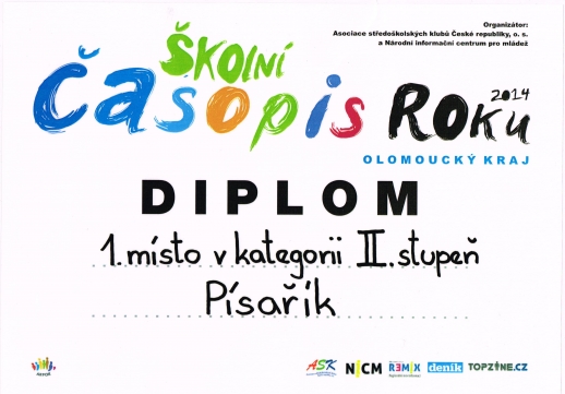 Školní časopis roku 2014