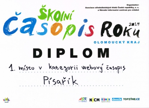 Školní časopis roku 2014