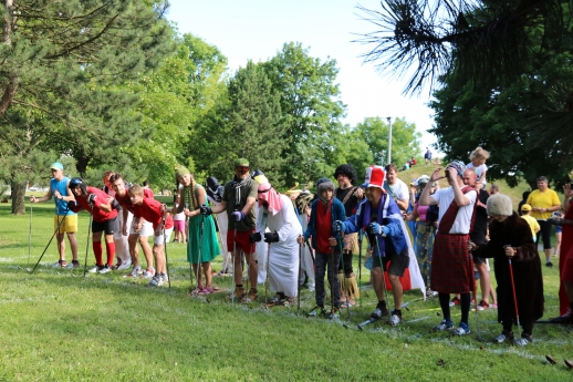 Zimní olymppijáda v Nezamyslicích; foto: Anežka Jordánová