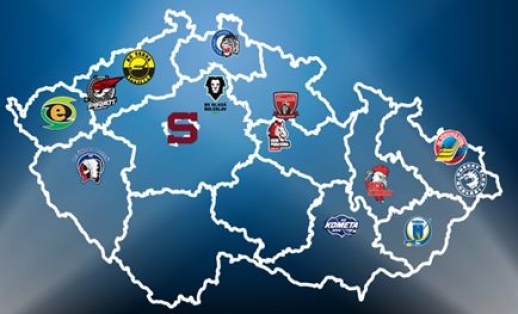 Hokejové kluby na mapě