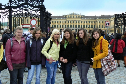 U zámku Schönbrunn